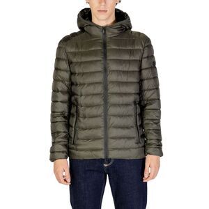 Gianni Lupo Green Polyamide Jackets & Men's Coat